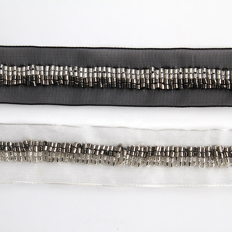 Kavatar beaded trim in trimming  sequin beaded lace trim