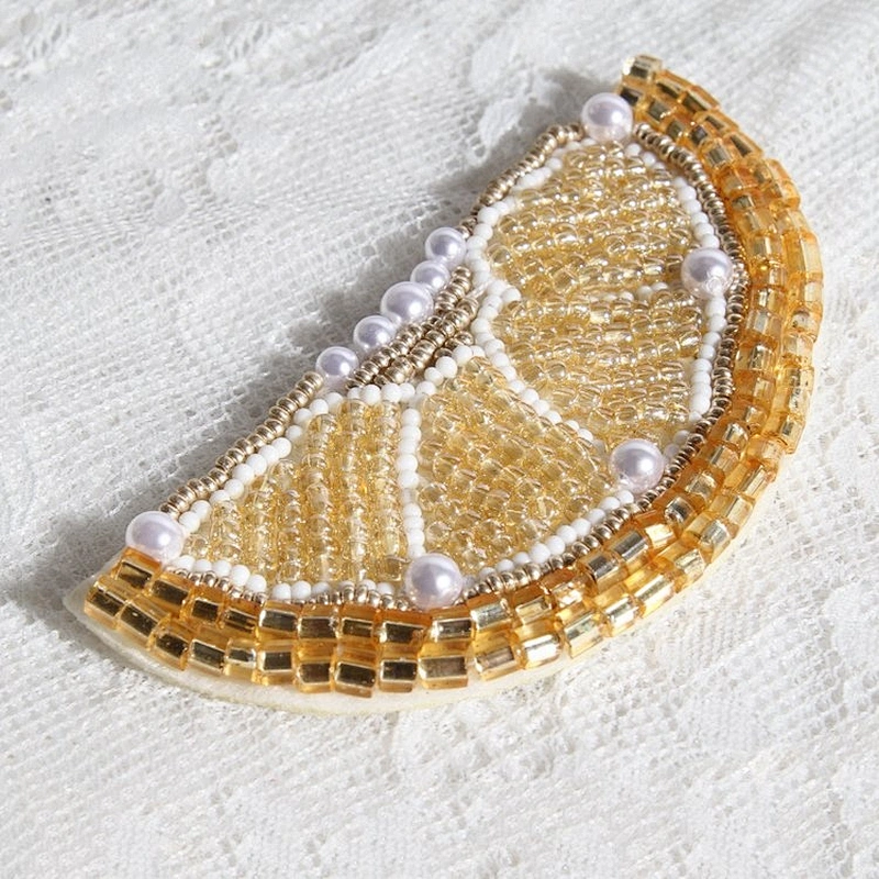 Kavatar Diy Design Handmade Beaded Patches Applique For Clothing