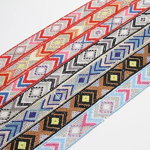 National design dress and clothes decoration 16 facets strass hotfix ab iron on trimming
