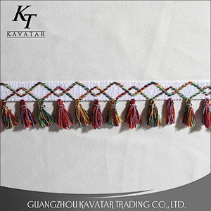 Kavatar Popular High Quality Tassel Fringe Trims For Bags