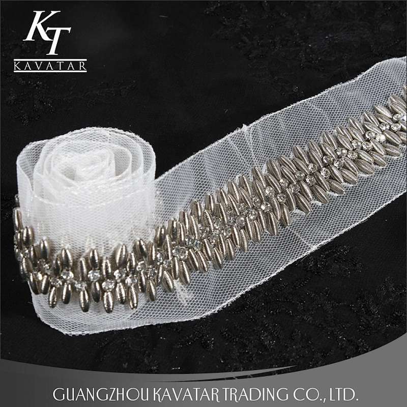 Classic Screw Accessories Beads Rhinestone Lace For Garment Decoration