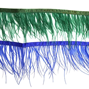 KAVATAR High quality ostrich feather decoration dress dress shoe hat ribbon feather decoration party trim craft