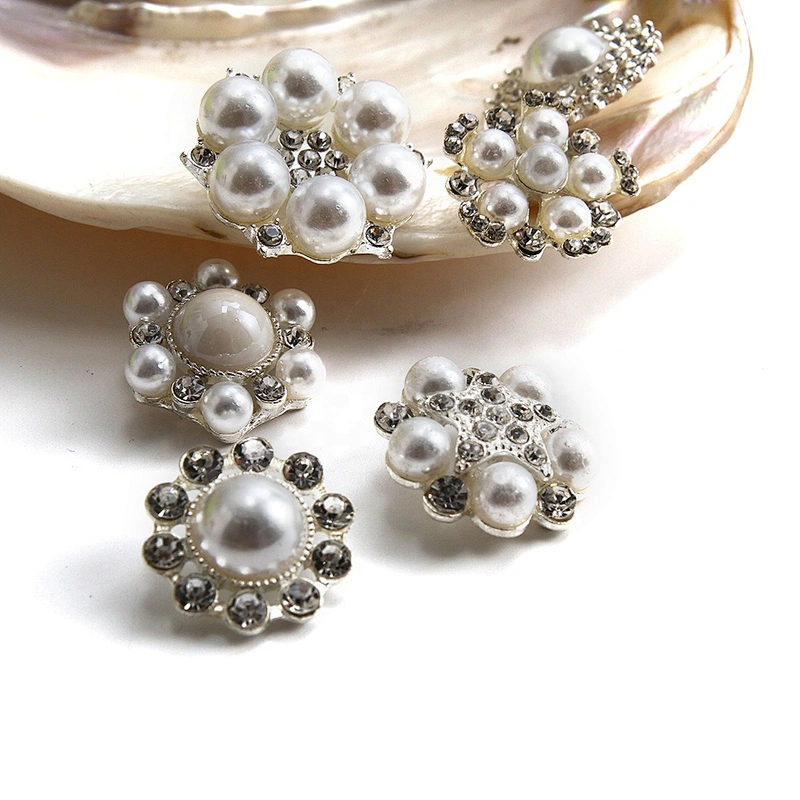 Coat buttons ,dress buttons,New rhinestone buttons crystal pearl clothing diamond buttons,