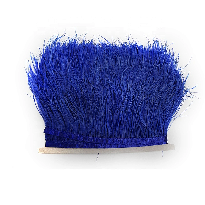 KAVATAR High quality ostrich feather decoration dress dress shoe hat ribbon feather decoration party trim craft