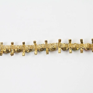 New design DIY rhinestone beaded clothes garment accessories for women crystal bead chain