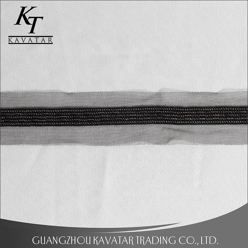 Custom High Quality Gold Sequin Black Polyester Lace Fabric Trim For Dress