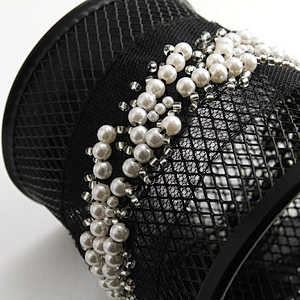 Wholesale rhinestone glass tube chain lace glass tube lace glass chain lace for decoration