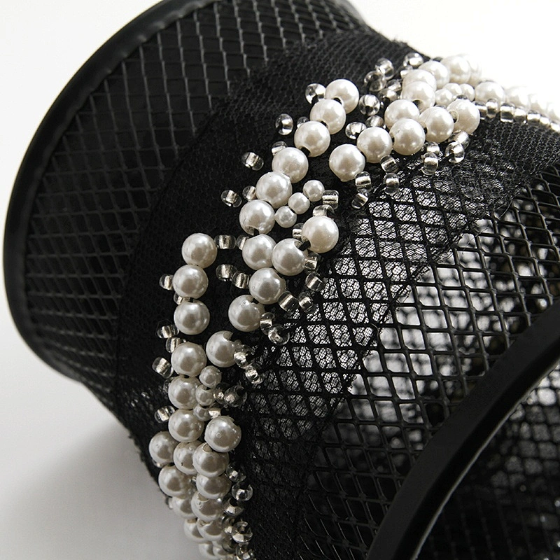 Wholesale rhinestone glass tube chain lace glass tube lace glass chain lace for decoration