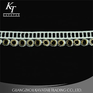 Wholesale Latest Design 2.5cm Eyelet Lace Trimming