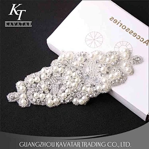 Kavatar Fashion Jewelry Rhinestone Applique