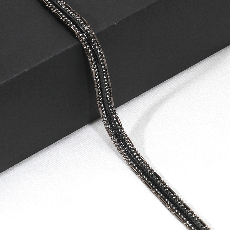 China Black Plastic Copper Beads Sequin Hot Fix Trim for Garments Bags Sandals
