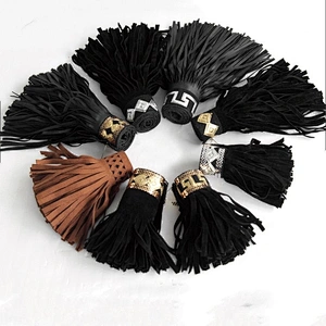 Wholesale Fashion 14cm width faux leather fringe