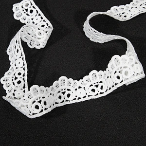 Designs Decorative Scalloped Mesh Lace Trim for Garments