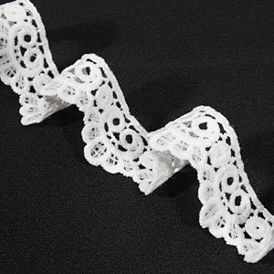 Designs Decorative Scalloped Mesh Lace Trim for Garments
