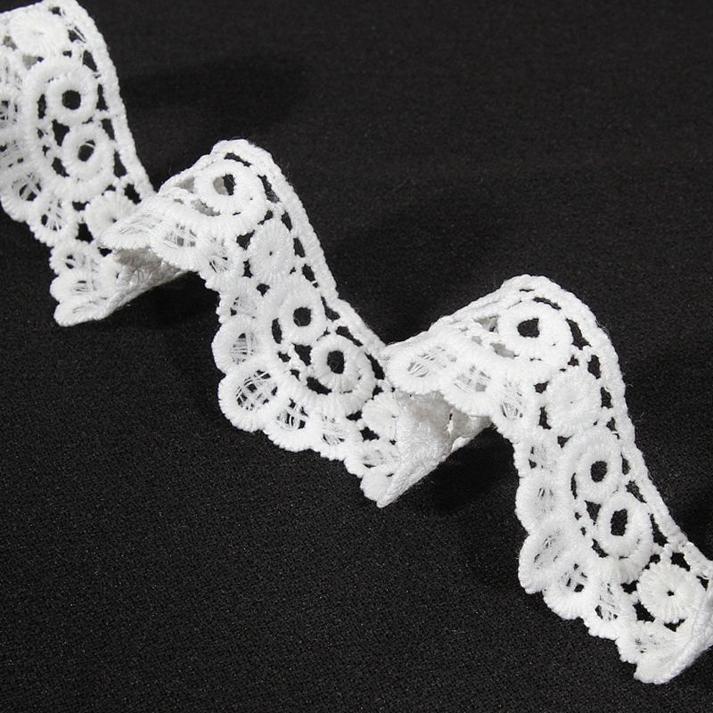 Designs Decorative Scalloped Mesh Lace Trim for Garments
