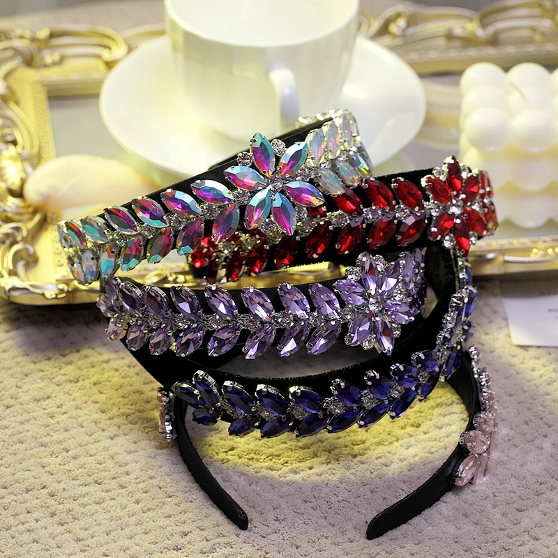 china Headbands for women 2020 european and American minimalist hair band  rhinestone headbands baroque headbands