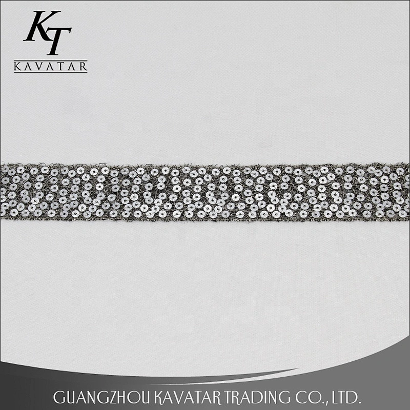 Cheap kavatar Sequins Garment Tapes Lace Trim Tibbon