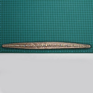wholesale custom Patches Iron on patches with rhinestone clothing patch 3d rhinestones