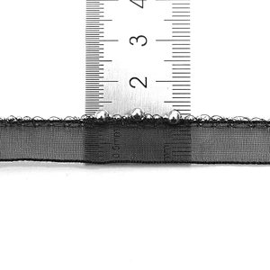 Wholesale Chain lace trim beaded 1.3 cm Sew-On lace trim Polyester net mesh Lace trimmings for clothes  Accessories