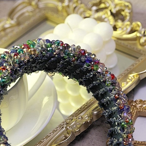 Wholesale headbands  european and American minimalist hair band ,baroque headbands rhinestone headbands