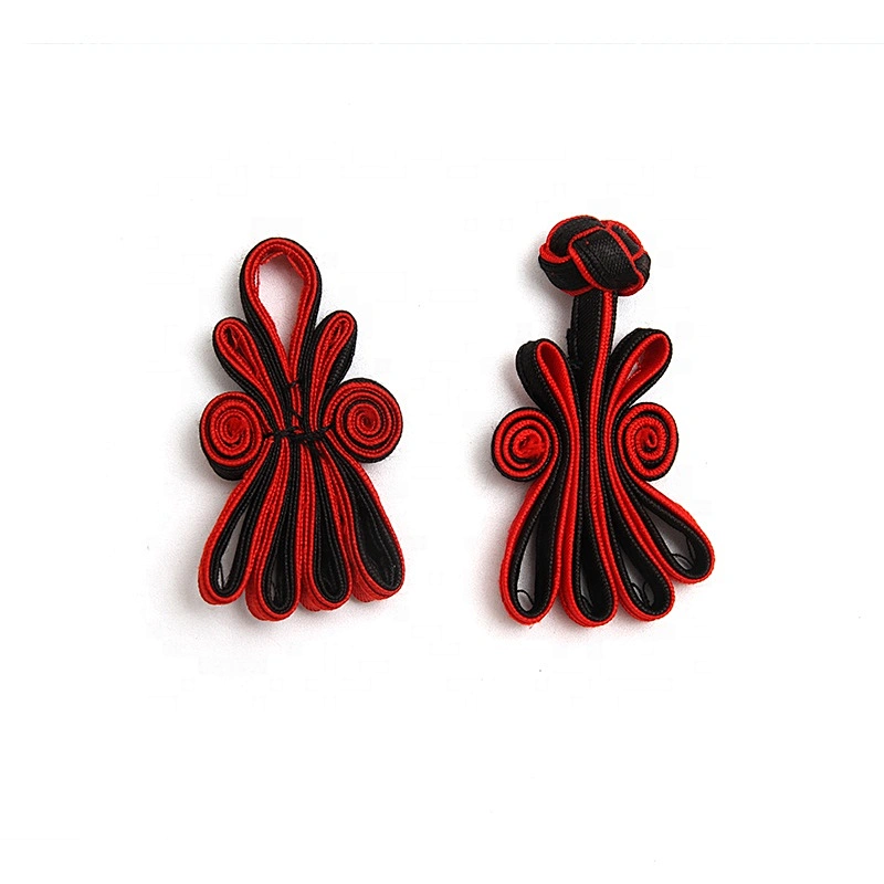 Chinese knot button frog closure Tang dynasty formal wear hand-made dish buckle flower buckle quality Button design Bead button