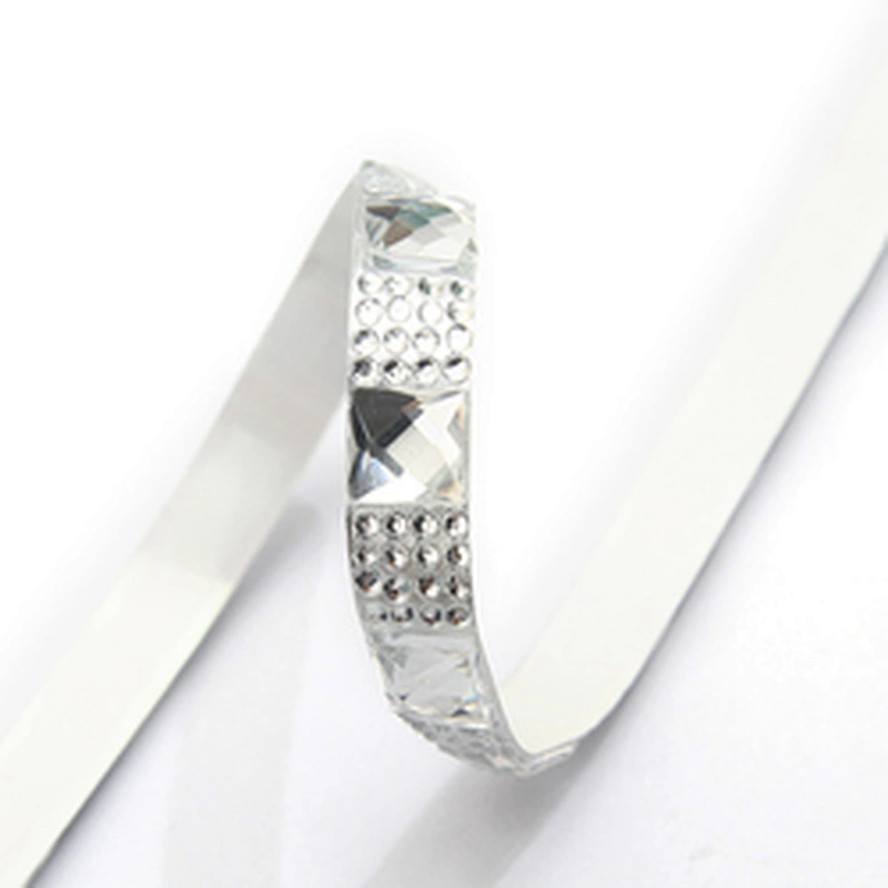 wholesale hot fix tape with rhinestone hot fix trimming chain glitter trim for DIY garment dresses Accessories