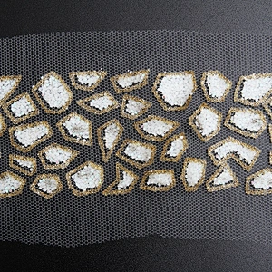 Fashion hand bronzing manual bar code lace clothing accessories