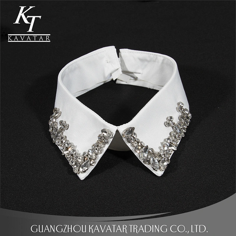 wholesale New fashion neck design collar for stand collar with crystal rhinestone for women clothing Neck Collar Trim