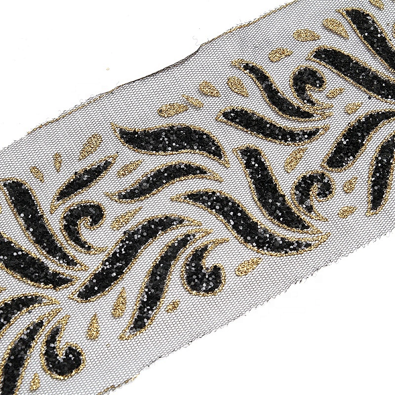 Fashion hand bronzing manual bar code lace clothing accessories