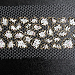 Fashion hand bronzing manual bar code lace clothing accessories