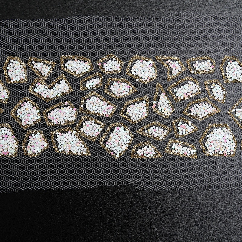 Fashion hand bronzing manual bar code lace clothing accessories