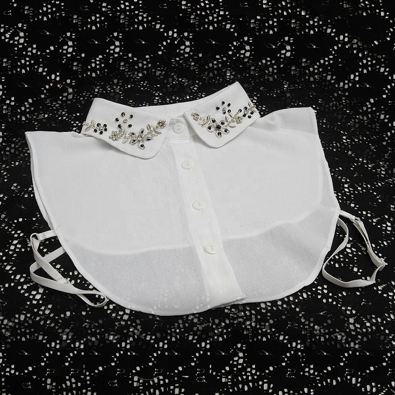 Wholesale Autumn summer winter shirt collar versatile Korean shirt lace floral false collar  Fake collar