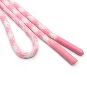 Wholesale  Cords Polyester Garment Drawstring rope Hoodie Rope flat rope Custom Garment Accessories Fashion Silicone End Tips