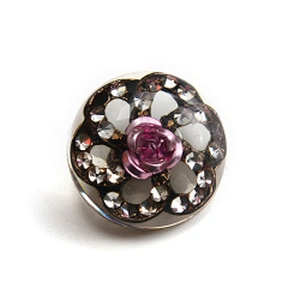 Coat buttons ,European and American style clothing rhinestone buttons crystal pearl clothing accessories wholesale butt,