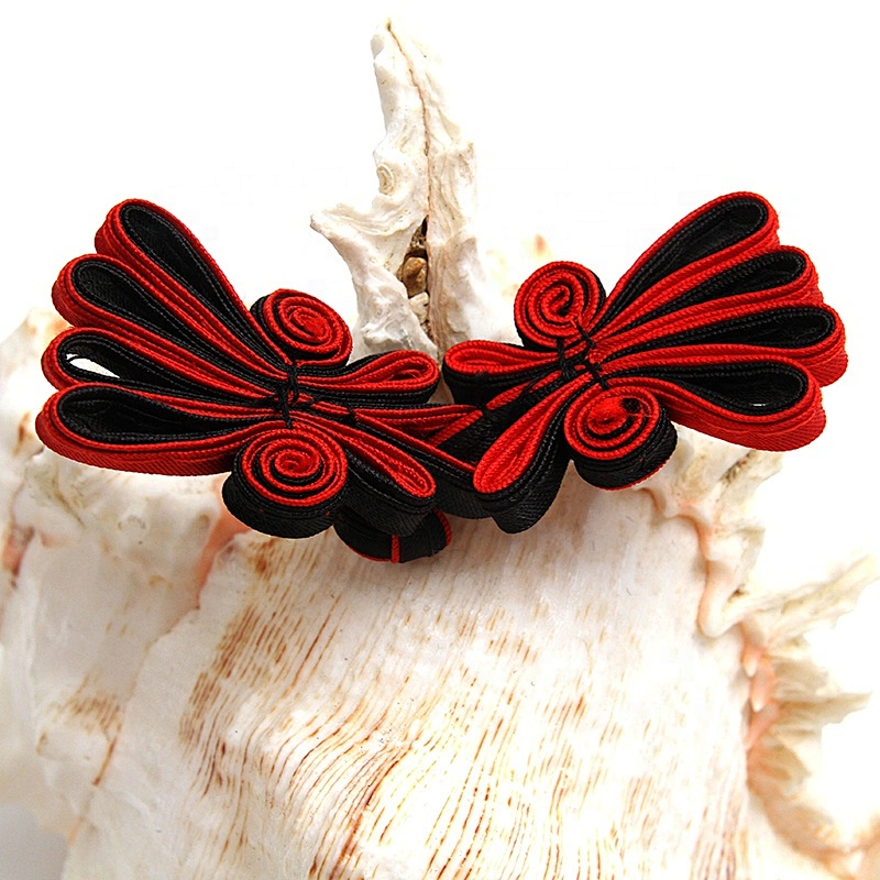Chinese knot button frog closure Tang dynasty formal wear hand-made dish buckle flower buckle quality Button design Bead button