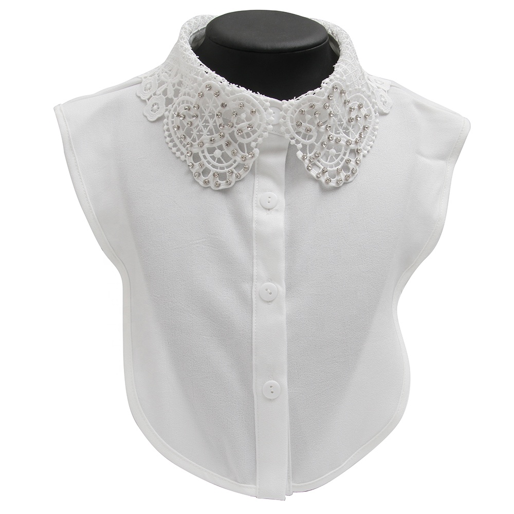 Detachable  collared shirt off the shelf for commuter ladies' workplace temperament   detachable collared clothing accessories
