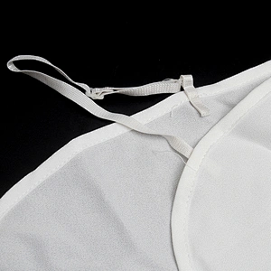 Spring/Summer Korean version of white hollow out with short sleeve vertical stripe lace collar lotus leaf shirt collar false col
