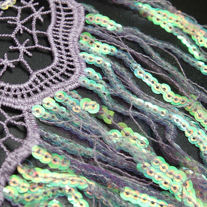 Wholesale water - soluble bead embroidery lace clothing accessories can be decorated wedding dress shoes and hats
