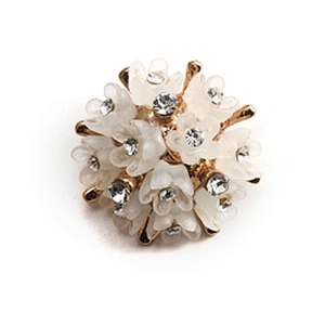 Fashionable rhinestone garment accessories buttons Copper buttons coat garment buttons