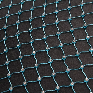Crystal Mesh Fabric Glass Rhinestone Sheets Stretch Roll Fabric rhinestone top  t-shirt mesh celebrity dresses  maxi mesh