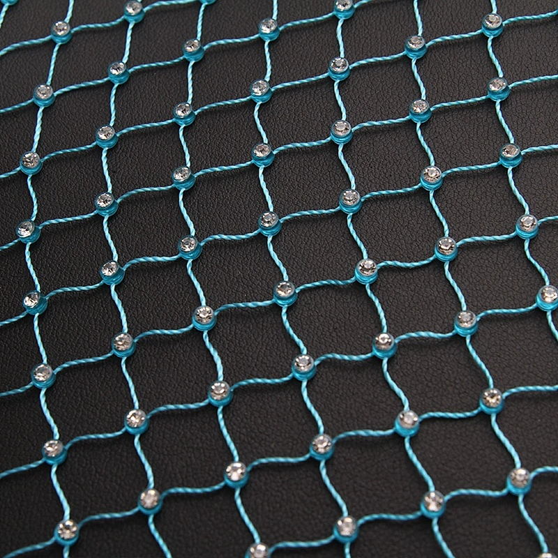 Crystal Mesh Fabric Glass Rhinestone Sheets Stretch Roll Fabric rhinestone top  t-shirt mesh celebrity dresses  maxi mesh