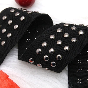 lace fabric diy handmade costume dress sewing Bead Trimming Design Lace Trims Studs Bead Rivets Trims