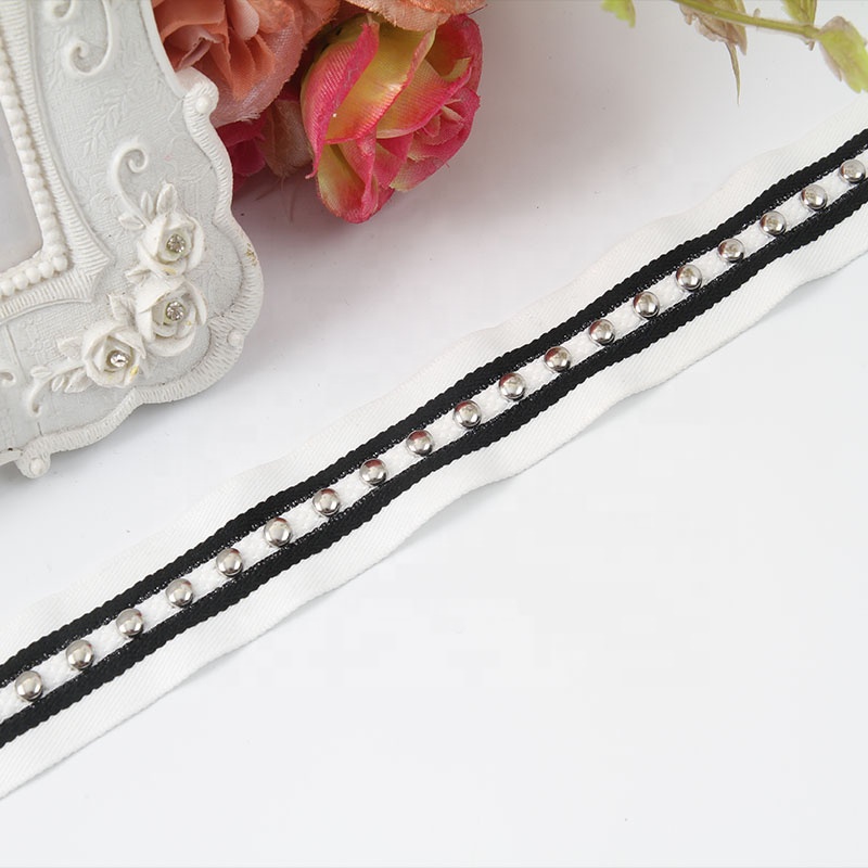 Bead Trimming beaded trim diy handmade costume dress sewing Design Lace Trims