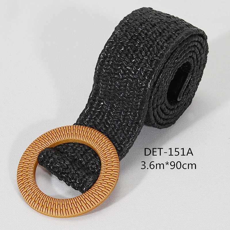 Wholesale 35 inches Stretchy Woven Fabric Waist Belt for Women