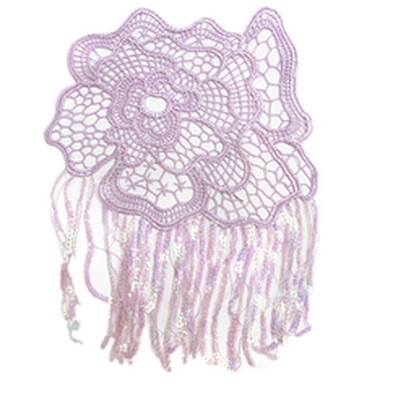 Wholesale water - soluble bead embroidery lace clothing accessories can be decorated wedding dress shoes and hats