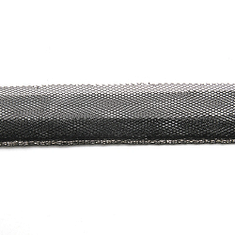 Wholesale Chain lace trim rhinestone 2.1 cm Sew-On lace trim Polyester net mesh Lace trimmings for clothes  Accessories