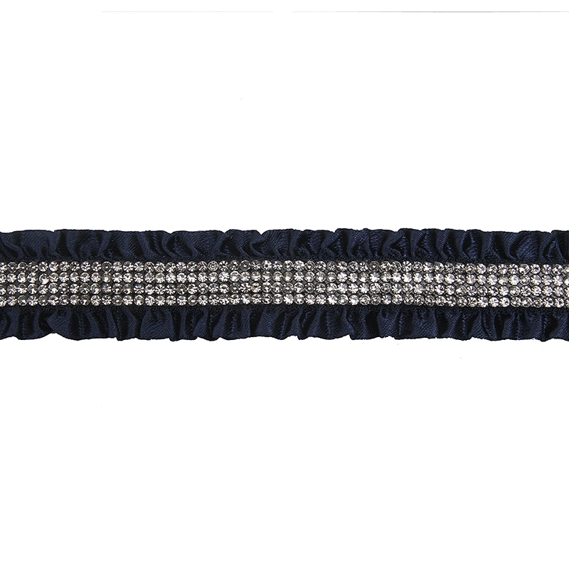 Wholesale Rhinestone by  Shoes Slippers Sandals Accessories upper for sandal women Cotton lace trim