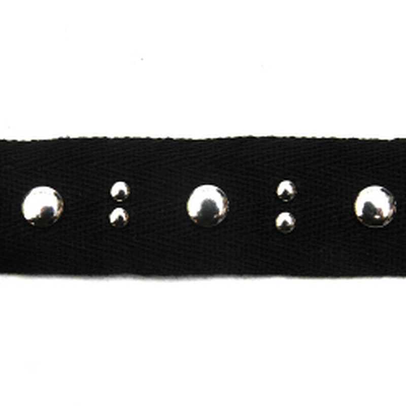 Wholesale 1.6-1.8cm Size Studs trim ribbon diy handmade costume dress sewing bead lace trim Design Rivets Trims