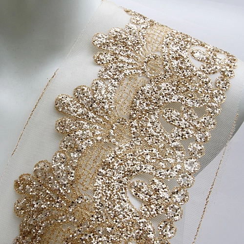 Fashion hand bronzing manual bar code lace clothing accessories