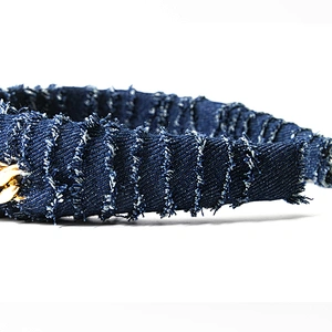 Ball wide edge cloth art high-grade light luxury lightweight design fashion style hair band headbands jean headband